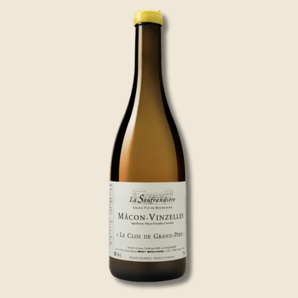 Mâcon Vinzelles Clos Du Grand Père - 75cL - 2023 Blanc, Mâcon-vinzelles, Domaine De La Soufrandière, Bourgogne, France