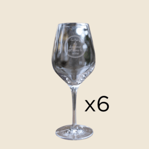 Verre Serigraphié – Lot de 6 verres