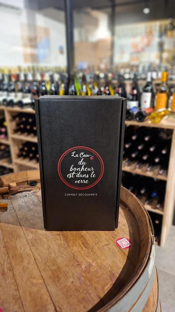 Coffrets cadeaux de La Cave du Bonheur est dans le Verre
